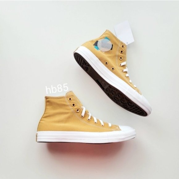Converse Chuck Talor All Star Hi Wheat Turbo Green White Men's 11.5 - Picture 1 of 6